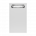 Aluminum Memo Storage Clipboard - White